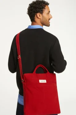 Fashion Rivedroite Paris Achillelecitybag CotonrecycléRougeVibrant