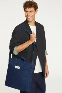 New Rivedroite Paris Achillelecitybag DenimBrutUpcyclé