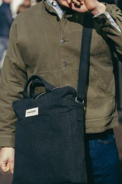 Fashion Rivedroite Paris Achillelecitybag CotonrecycléNoir