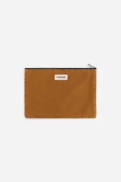 Clearance Rivedroite Paris Barbettemediumlapochette CotonupcycléBrownLeaf