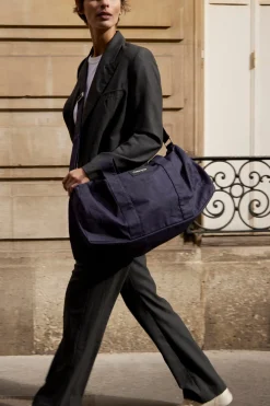 Store Rivedroite Paris Bérangerlesacweekend CotonrecycléBleuMarine