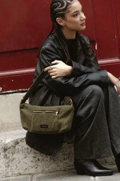 Store Rivedroite Paris CharlitoVelvetNoël24 VeloursUpcycléKaki