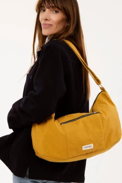 Fashion Rivedroite Paris CharlotlesacCrossbody CotonrecycléMoutarde