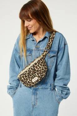 Discount Rivedroite Paris Custinelesacbanane CotonrecycléLéopardBeige