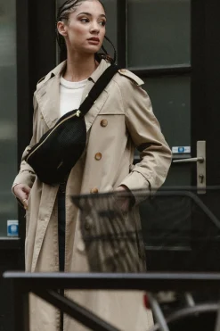 Clearance Rivedroite Paris CustineVelvetNoël24 VeloursUpcycléNoir