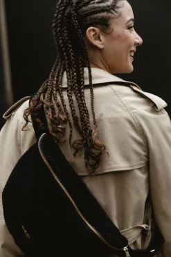 New Rivedroite Paris CustineXLVelvetNoël24 VeloursUpcycléNoir