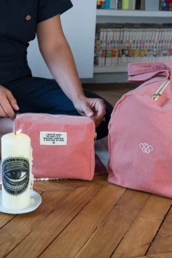 Online Rivedroite Paris LapochetteencollaborationavecLiliBarbery CotonrecycléBoisdeRose