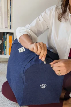 Flash Sale Rivedroite Paris LesacdeyogaencollaborationavecLiliBarbery CotonrecycléBleuNuit