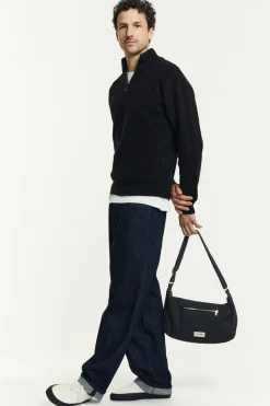 Hot Rivedroite Paris MiniCharlotlesacCrossbody CotonRecycléNoir