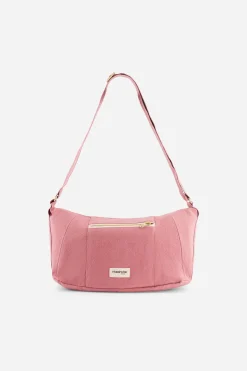 Online Rivedroite Paris MiniCharlotlesacCrossbody CotonRecycléBoisdeRose