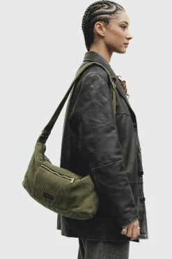 Outlet Rivedroite Paris MiniCharlotVelvetNoël24 VeloursUpcycléKaki